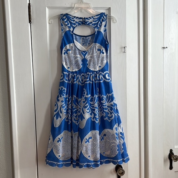 Anthropologie Azure Lace Dress, Plenty by Tracy Reese - Picture 2 of 5